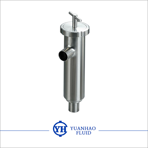 Sanitary right angle filter