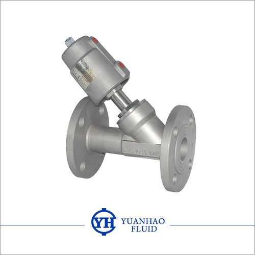 法兰角座阀 Pneumatic Flange Angle Seat Valve