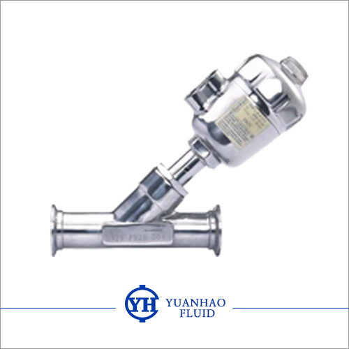 卫生级快装角座阀 Sanitary clamp angle seat valve