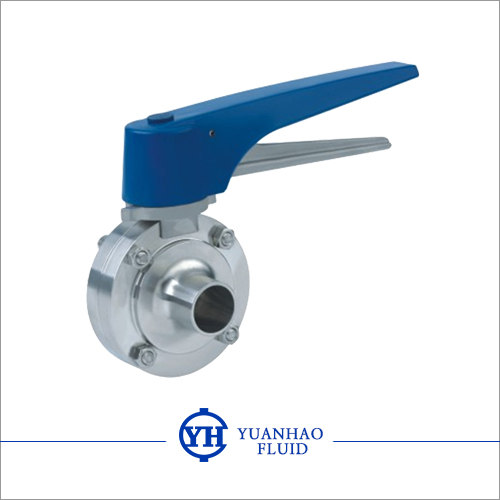 多方位定位鸭嘴焊接蝶阀  Duckbill handle welded butterfly valve