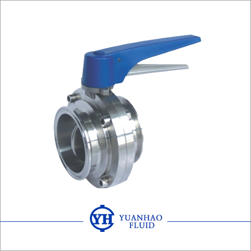 多方位定位快装鸭嘴蝶阀 Duckbill handle clamp butterfly valve