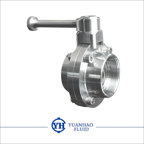 Female butterfly valve