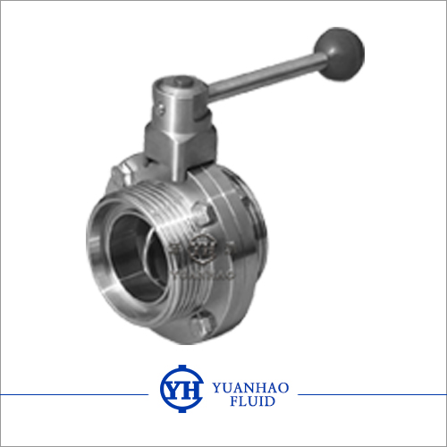 卫生级外螺纹蝶阀 Male thread sanitary butterfly valve