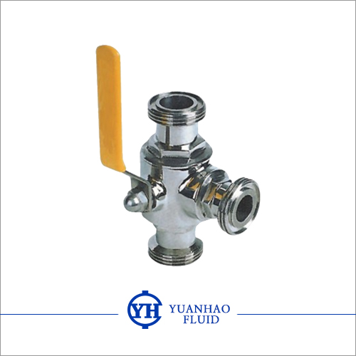 卫生级螺纹三通球阀 Sanitary thread three-way ball valve