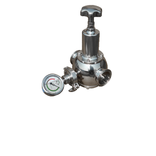 Sanitary pressure reducing valve